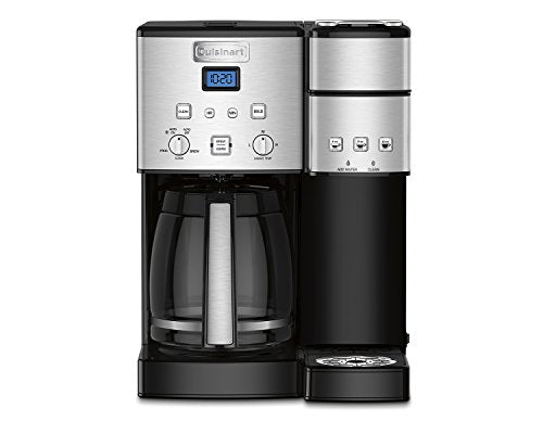 Cuisinart SS-15P1 Coffee Center 12-Cup Coffeemaker and Single-Serve Brewer, Silver