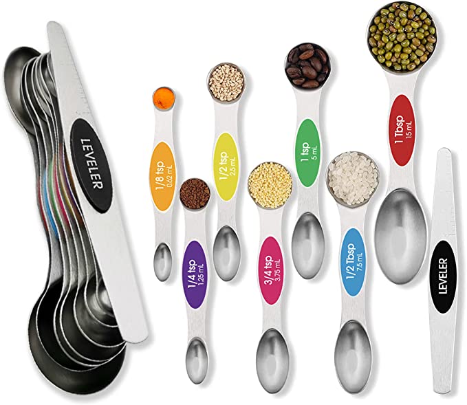 LAH Kitchen Magnetic Measuring Spoons