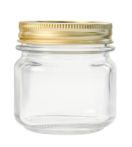 Anchor Hocking AHG17 1/2 Pint Home Canning Jars with Metal Lids and Rings Clear ( Pack Of 12 )