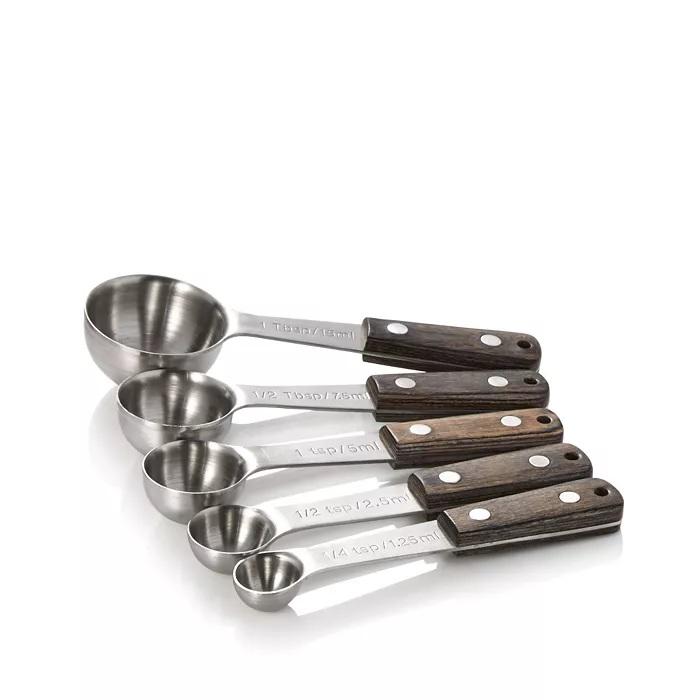 Schmidt Brothers Kitchen 5-Piece Ash Measuring Spoons - 100% Exclusive