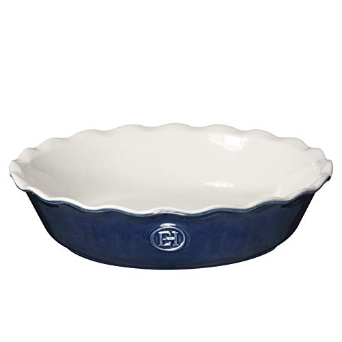 Emile Henry Modern Classics Pie Dish 9", 9 inches, Blue