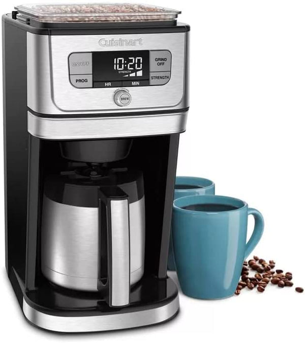 Cuisinart DGB-850 Fully Burr Thermal Grind & Brew Automatic Coffeemaker, 10 Cup, Silver