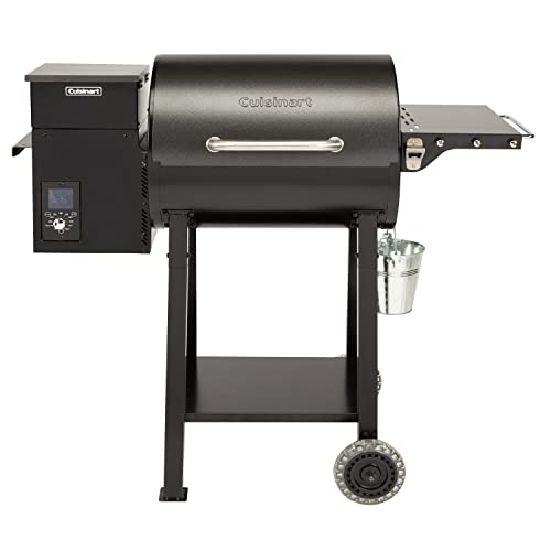 Cuisinart CPG-465 Grill and Smoker, 45.5"x23.3"x39.2", Wood Pellet Grill & Smoker, 465 sq. in