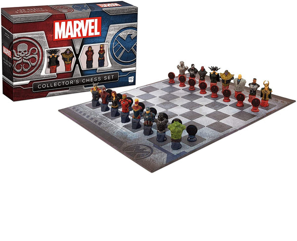 CHESS USA-OPOLY - Marvel Collector's Chess Set - Board Game