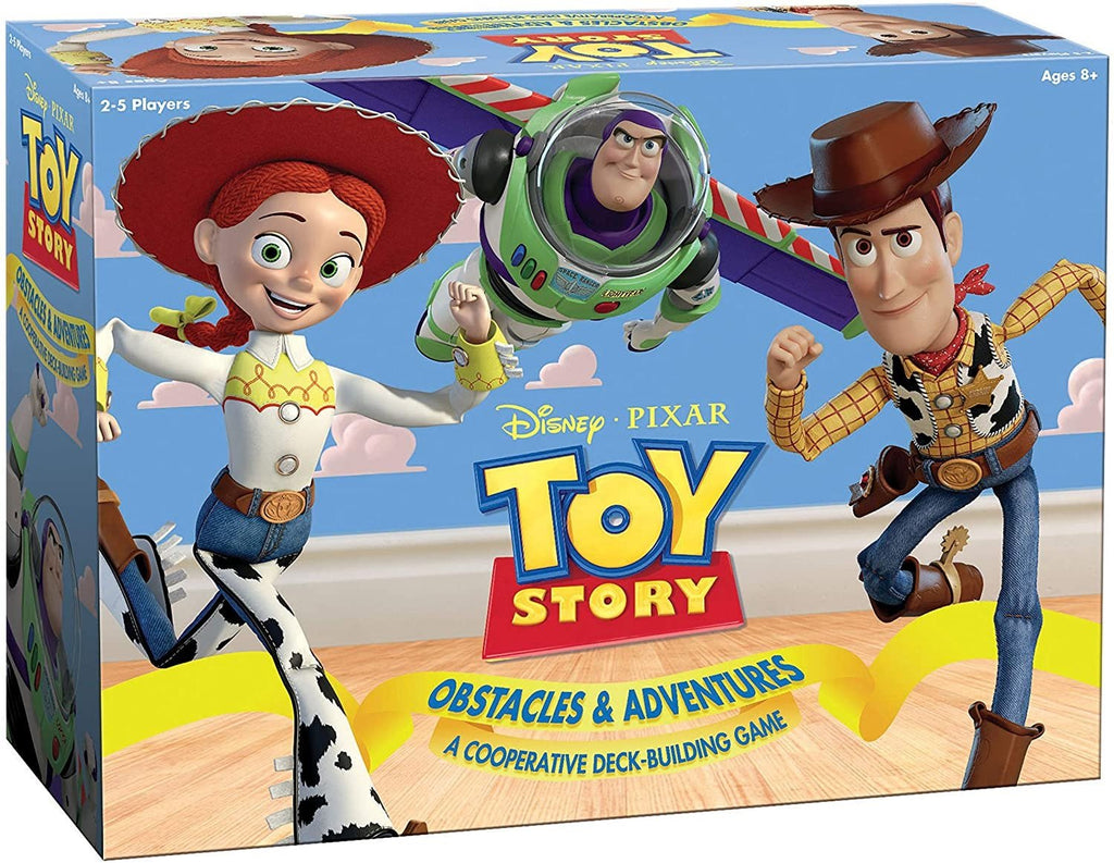 GEEK OUT USAopoly USODB004578 Toy Story Obstacles and Adventures-A Cooperative Deck-Building Game