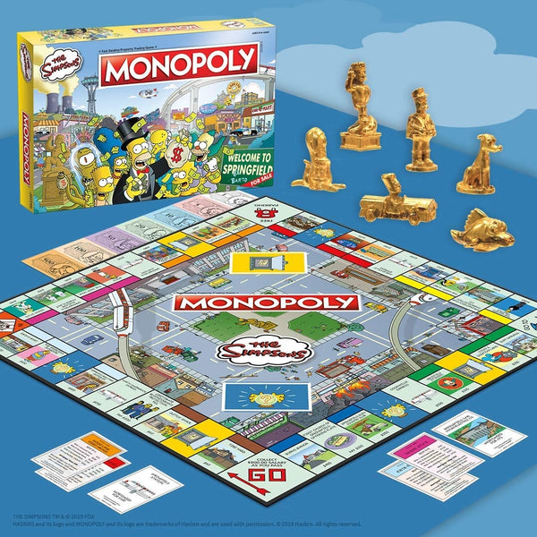 MONOPOLY The Simpsons Board Game | Based on Fox Series The Simpsons | Collectible Simpsons Merchandise | Themed Classic Monopoly Game