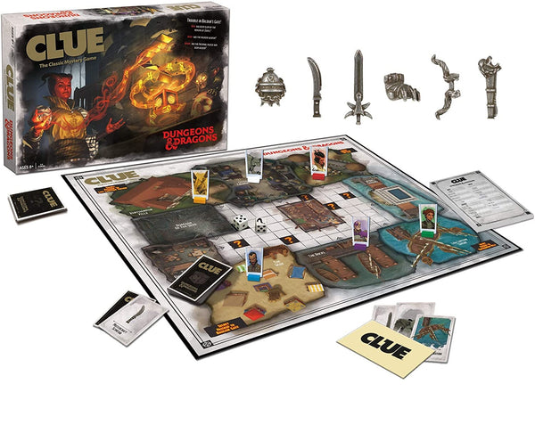 CLUE Dungeons & Dragons | Collectible Dungeons and Dragons Clue Game (2019 Version) | Officially Licensed D&D Board Game