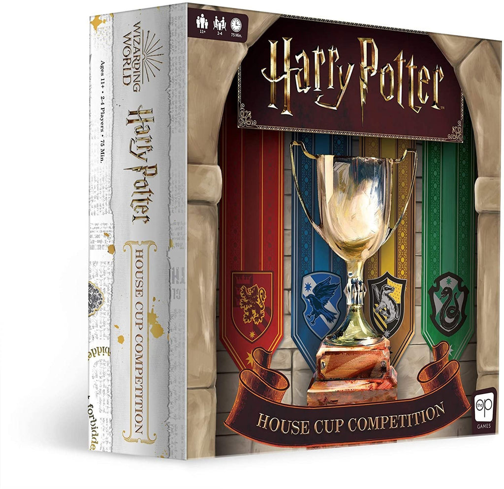 HOBBY BOARD GAMES - STRATEGY USAOPOLY Harry Potter House Cup Competition | Worker Placement Board Game | Play as Your Favorite Hogwarts House | Officially Licensed Harry Potter Game