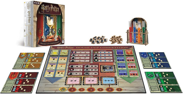 HOBBY BOARD GAMES - STRATEGY USAOPOLY Harry Potter House Cup Competition | Worker Placement Board Game | Play as Your Favorite Hogwarts House | Officially Licensed Harry Potter Game