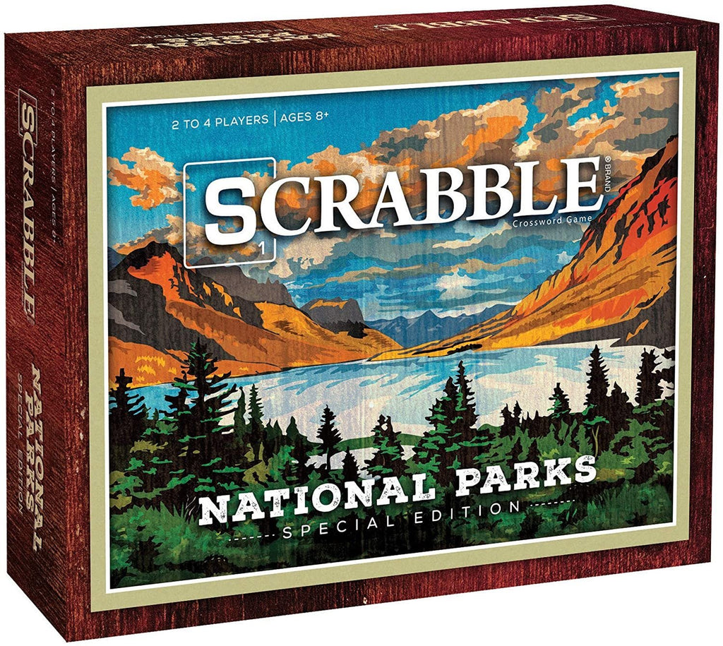 SCRABBLE National Parks | Official Scrabble Word Game with a National Parks Theme | Featuring Classic Scrabble Rules, Scrabble Board & Scrabble Tiles | Celebrate US National Parks Service