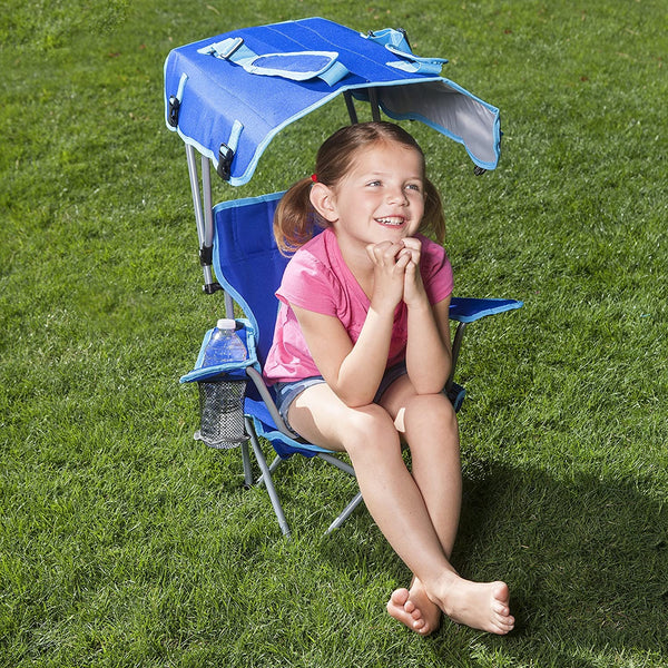 Kelsyus Kids Outdoor Canopy Chair - Foldable Children's Chair for Camping,