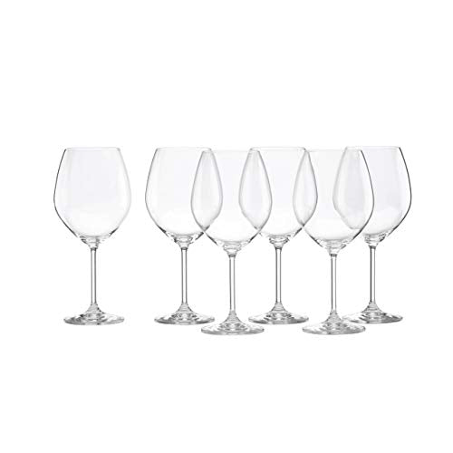 Lenox Tuscany Classics Red Wine Glass Set, Buy 4 Get 6, 6 Count (Pack of 1), Clear