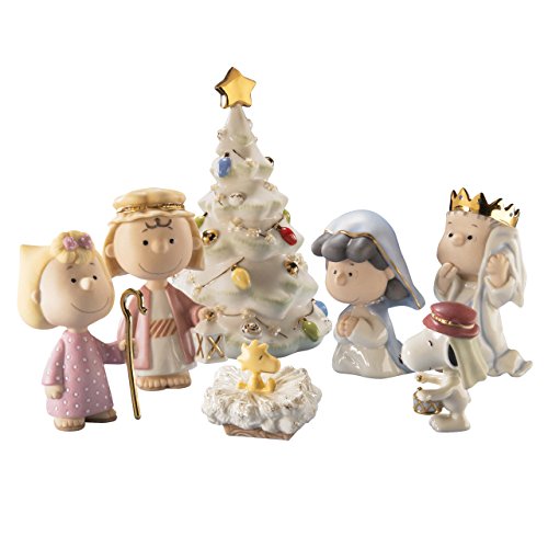 Peanuts 7-Piece Christmas Pageant Figurines