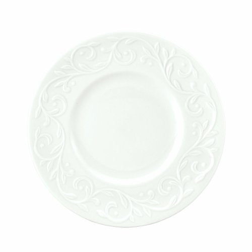 Lenox Opal Innocence Carved 7-1/4-Inch Dessert Plates, Set of 4 -