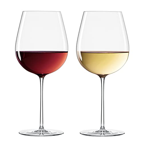Lenox Signature Series Warm-Region 2-Piece Wine Glasses, 0.88, Clear