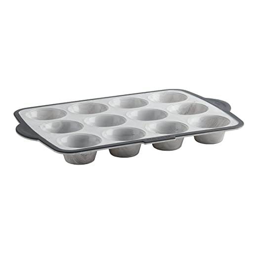 12CT MUFFIN PAN MARBLE