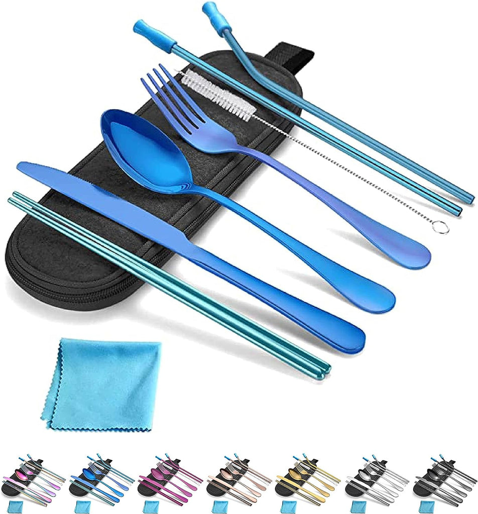 LAH Kitchen Portable Cutlery - Blue